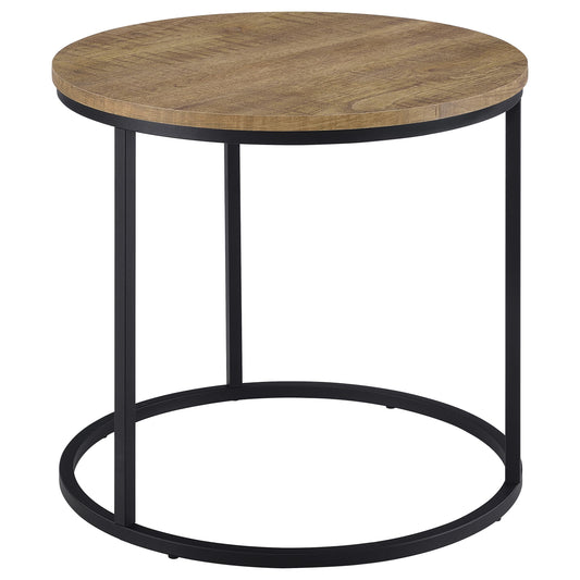 Lainey Round Occasional Side End Table Mango