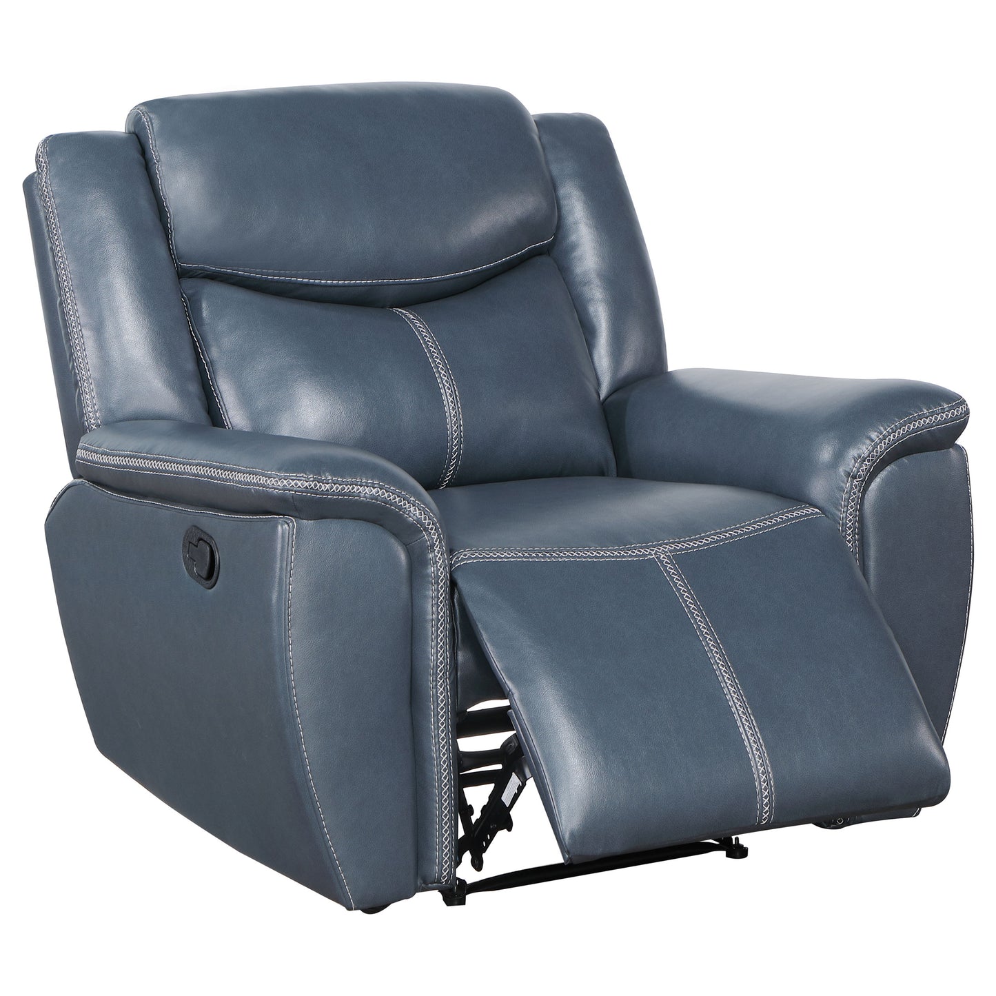 Sloane Upholstered Motion Recliner Chair Blue