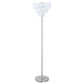 Anya 61-inch Hanging Crystal Metal Floor Lamp Chrome