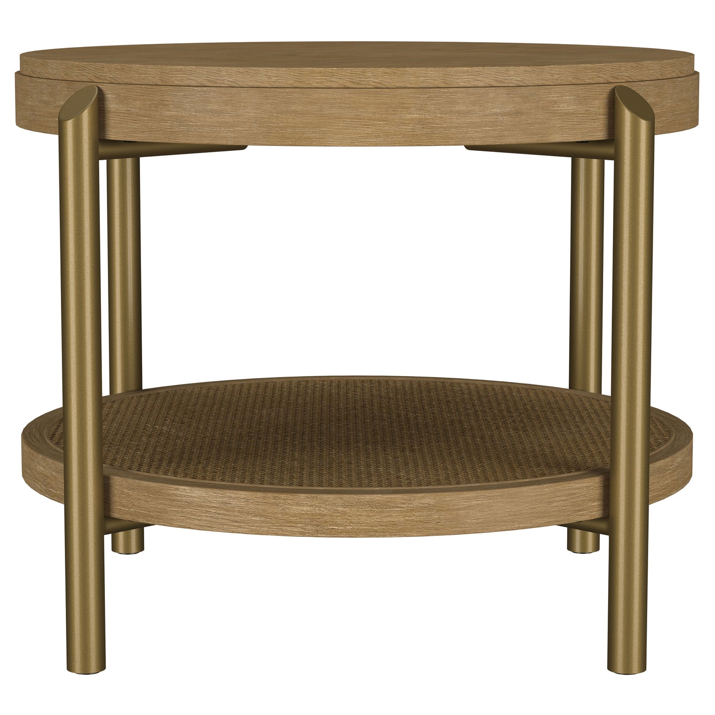 Arini 3-piece Round Coffee and End Table Set Sand Wash