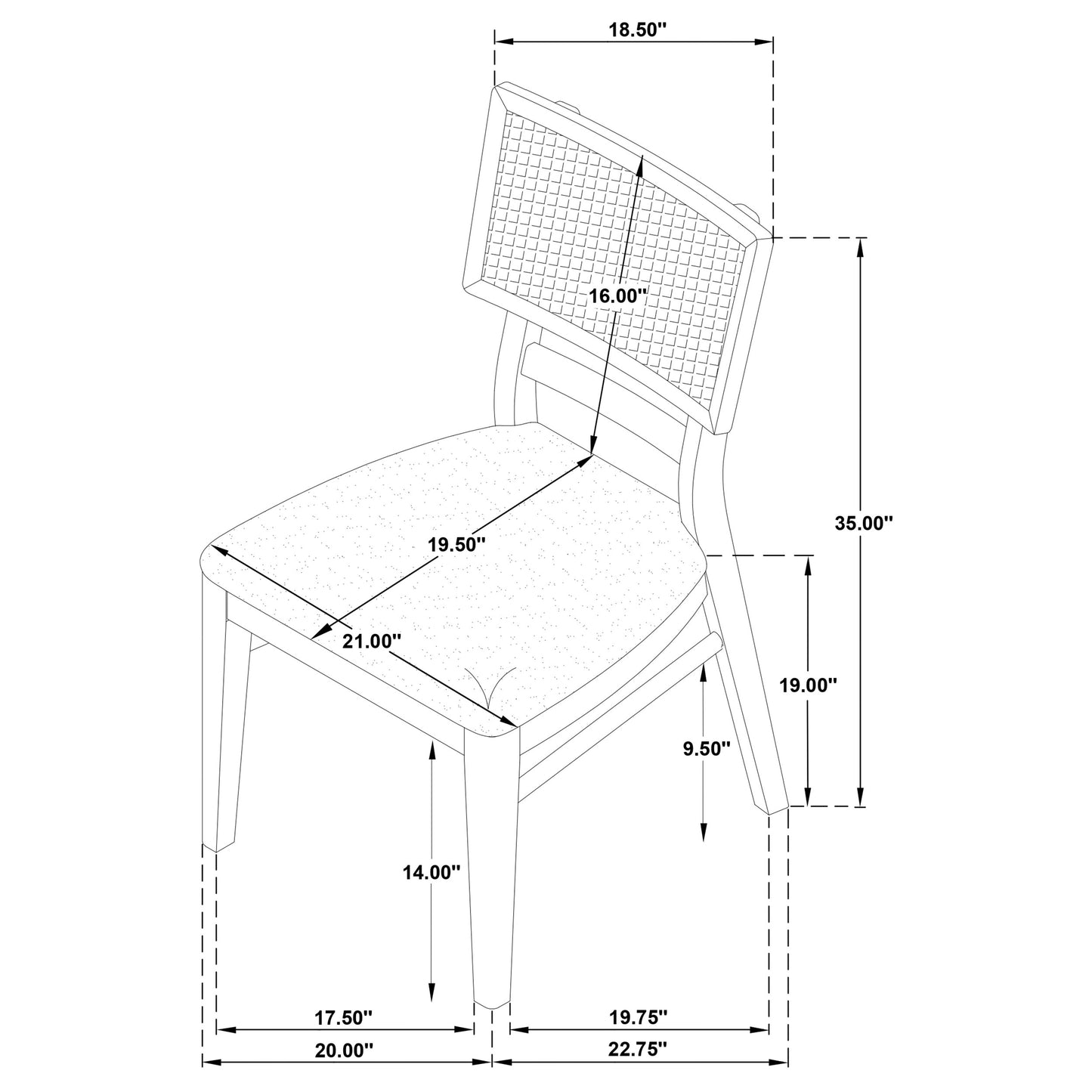 Kailani 9-piece Rectangular Wood Dining Table Set Beige Oak