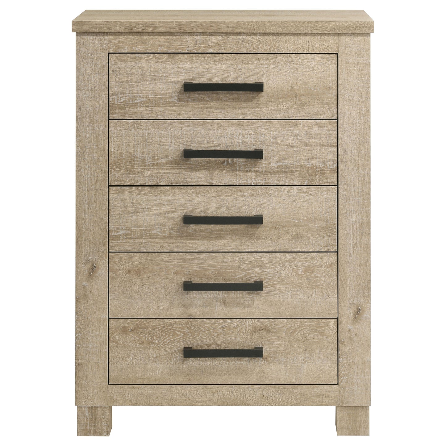 Oakglen 5-drawer Bedroom Chest of Drawers Weathered Oak