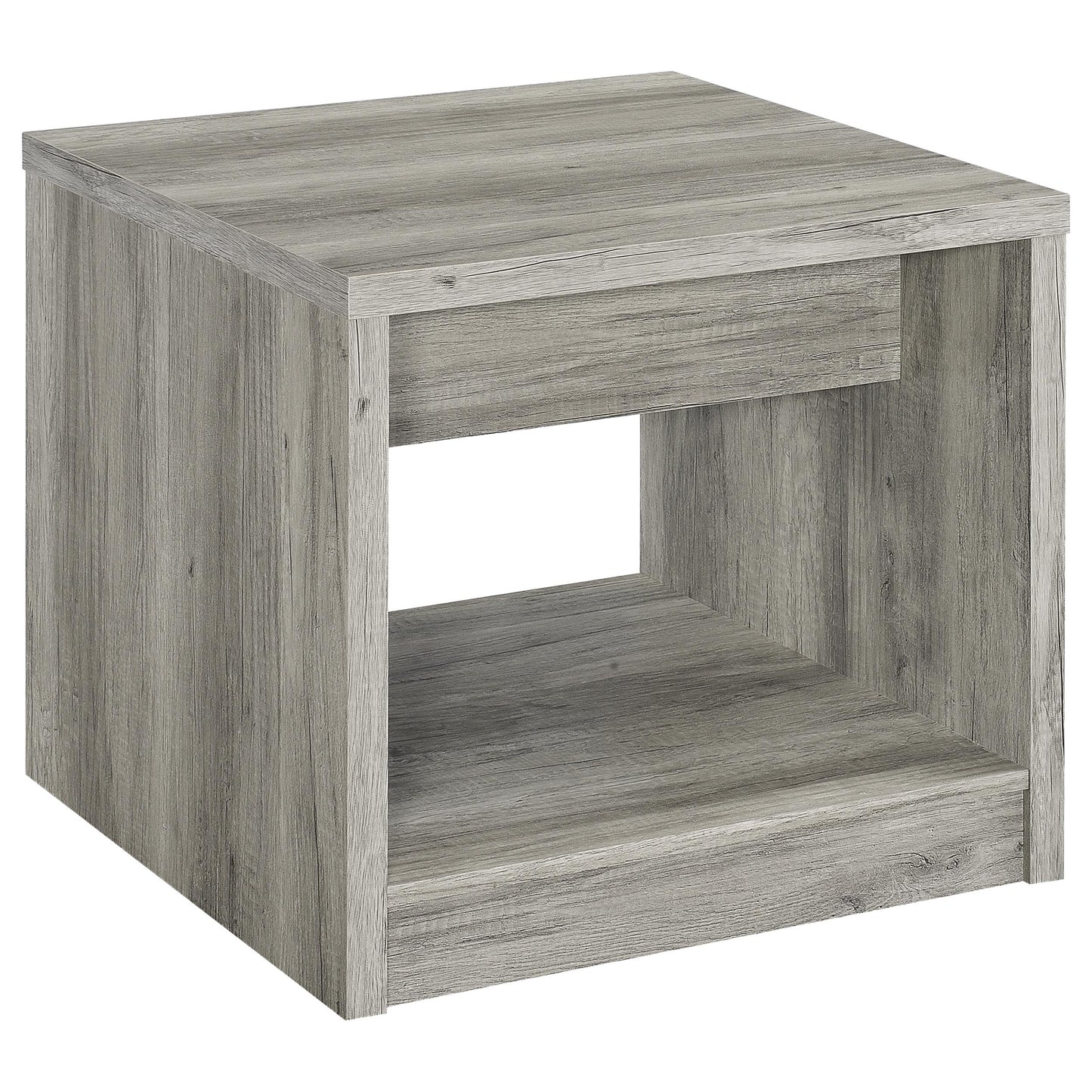 Felix 3-piece Coffee and End Table Set Grey Driftwood