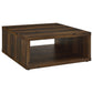 Frisco 2-piece Coffee and End Table Set Dark Pine