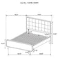 Robyn Wood California King Platform Bed Light Ash