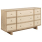 Kailani 5-piece Eastern King Bedroom Set Beige Oak