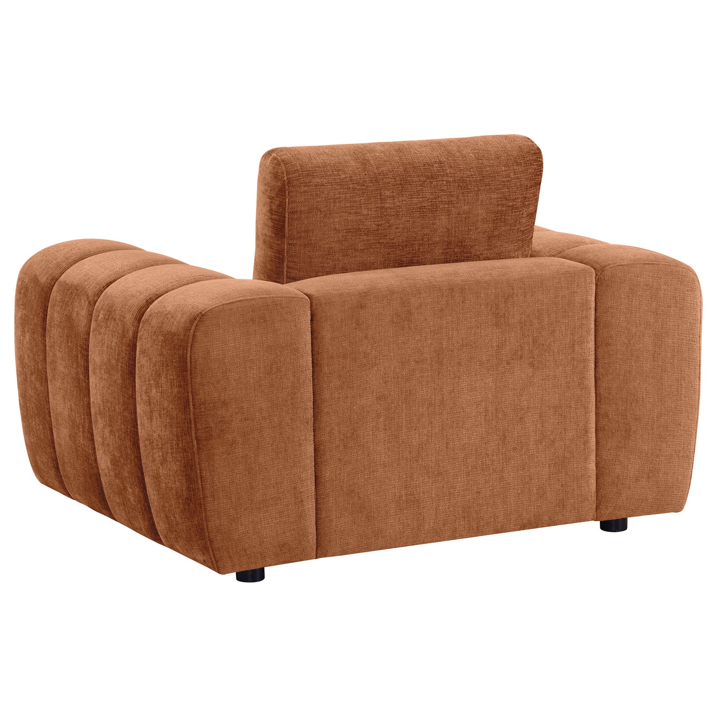 Burnett 3-piece Chenille Upholstered Sofa Set Burnt Orange