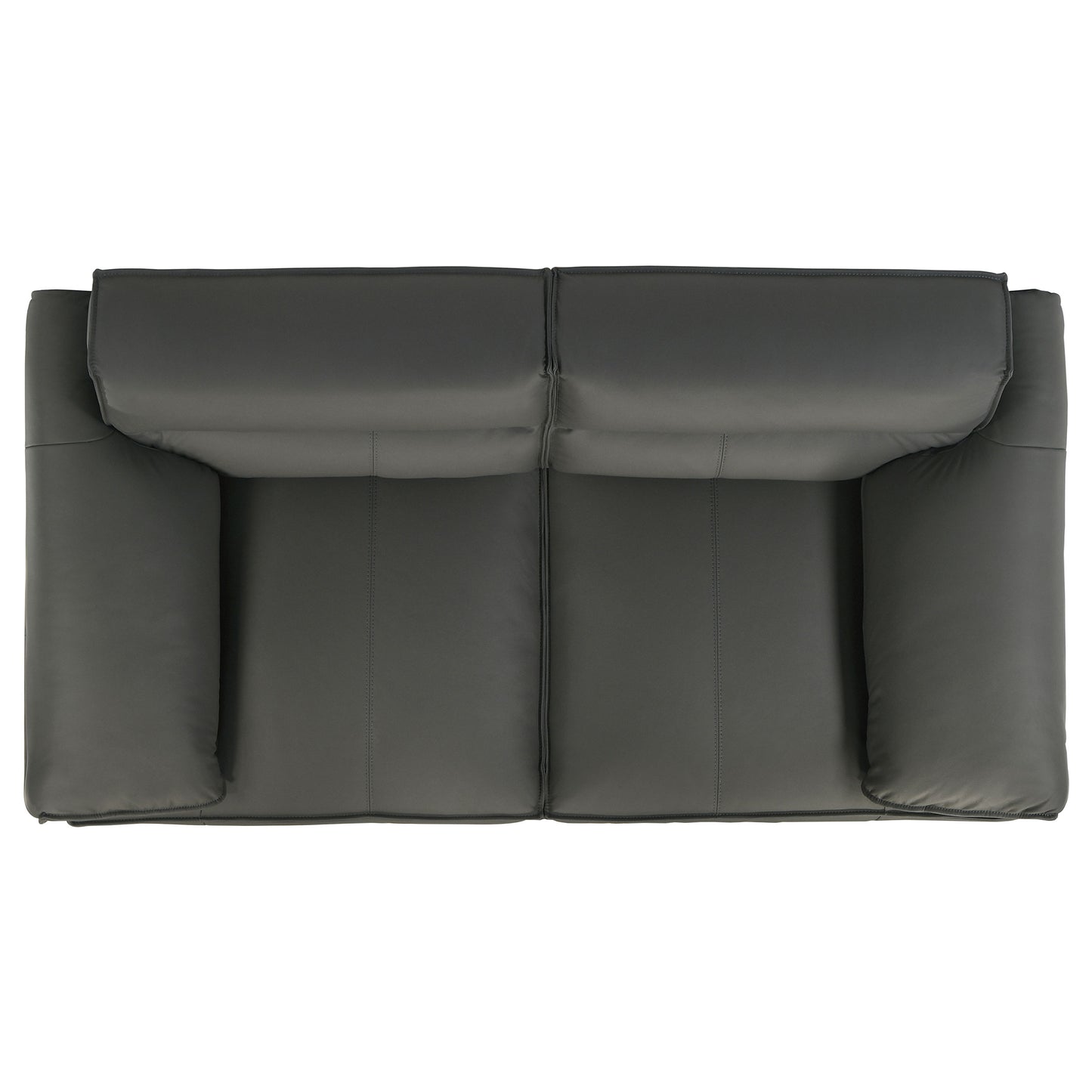 Buxton 2-piece Leather Upholstered Sofa Set Graphite