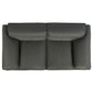 Buxton 2-piece Leather Upholstered Sofa Set Graphite