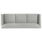 Vaughn Fabric Upholstered Flared Arm Sofa Grey