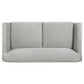 Vaughn 3-piece Fabric Upholstered Flared Arm Sofa Set Grey