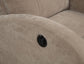 Grant Fabric Upholstered Power Recliner Chair Camel