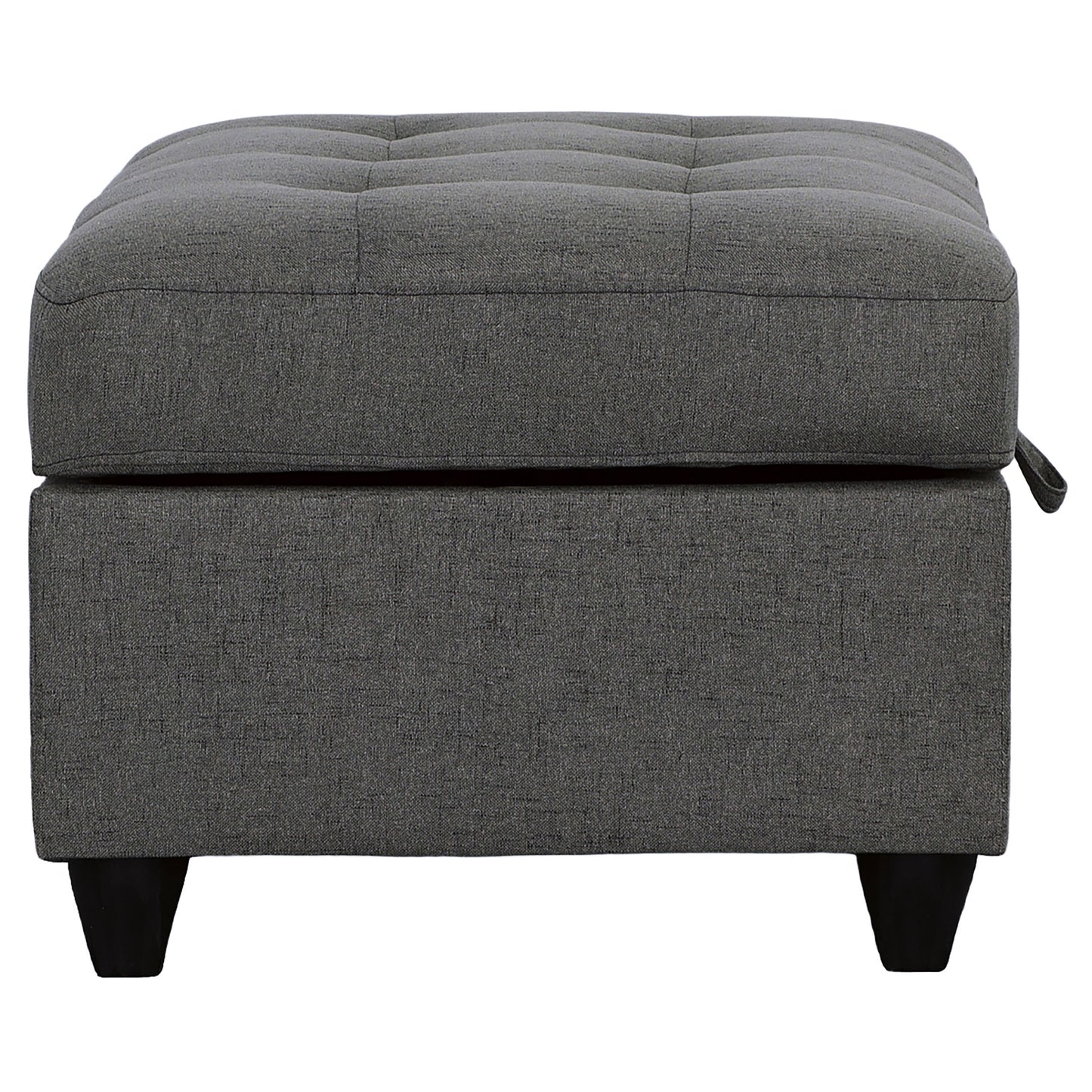 Stonenesse Rectangular Upholstered Storage Ottoman Grey