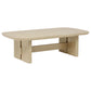 Kailani Coastal Rectangular Cocktail Coffee Table Beige Oak