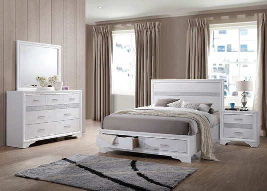 Miranda 4-piece Queen Bedroom Set White