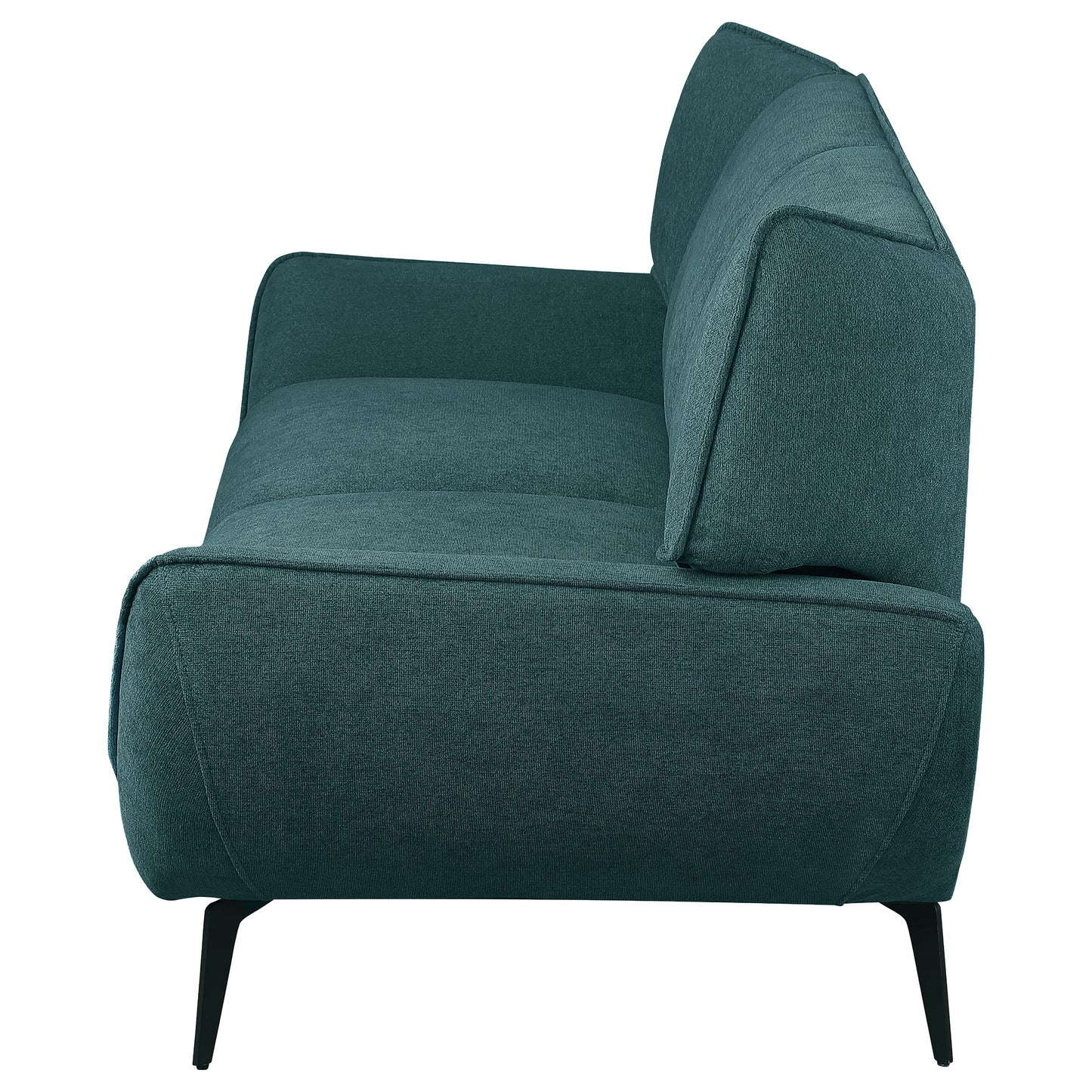 Acton Upholstered Flared Arm Sofa Teal Blue