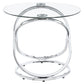 Warren 3-piece Occasional Set Chrome and Clear