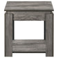 Donal 3-piece Occasional Set with Open Shelves Weathered Grey