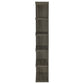 Harrison 71-inch 5-shelf Bookshelf Weathered Grey