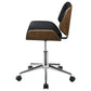 Addington Adjustable Height Office Chair Black and Chrome