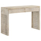 Rickman Rectangular 2-drawer Console Table White Washed